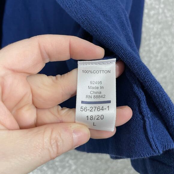 Woman Within NWT Blue Retro Swing Knit Cardigan Sweater - Size 18/20 - Plus Size - Picture 6 of 7